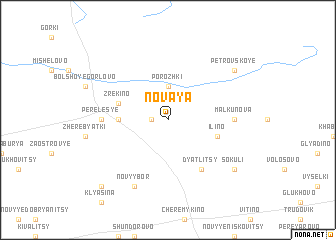 map of Novaya