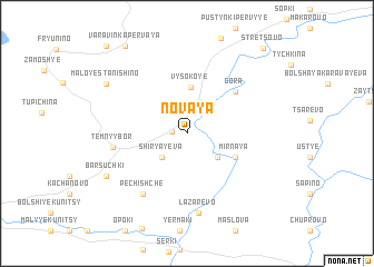 map of Novaya