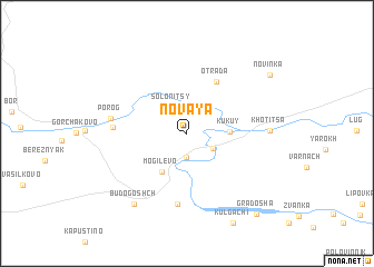 map of Novaya