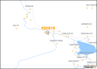 map of Novaya