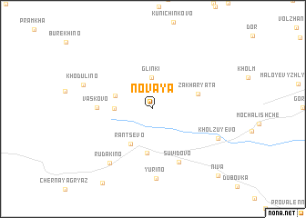 map of Novaya