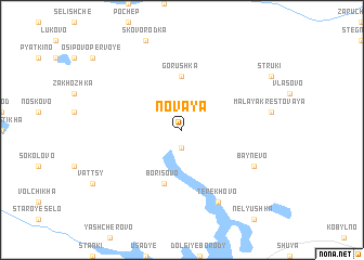 map of Novaya