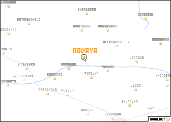 map of Novaya