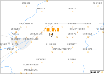 map of Novaya