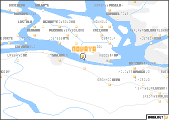 map of Novaya