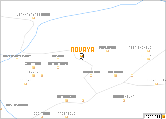 map of Novaya