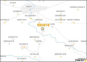 map of Novaya