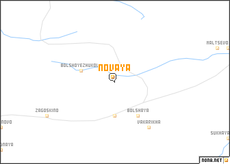 map of Novaya
