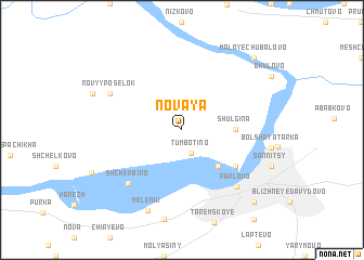 map of Novaya