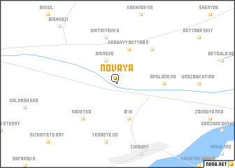 map of Novaya