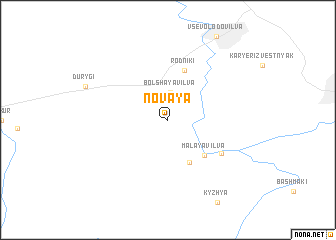 map of Novaya