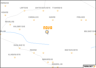 map of Nova