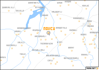 map of Növcü