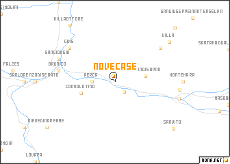 map of Novecase