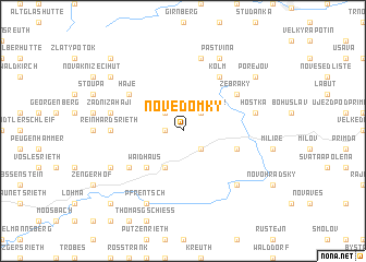 map of Nové Domky