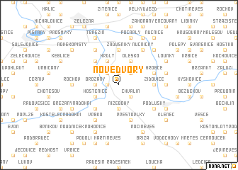 map of Nové Dvory