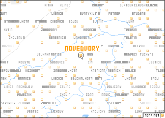 map of Nové Dvory