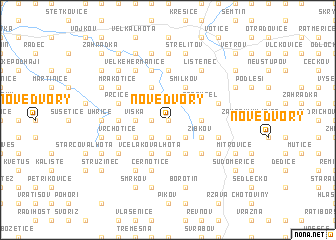 map of Nové Dvory
