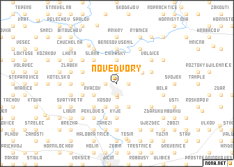 map of Nové Dvory