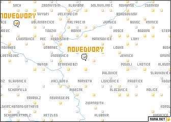 map of Nové Dvory