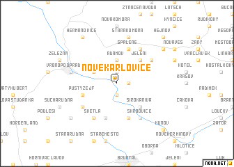 map of Nové Karlovice