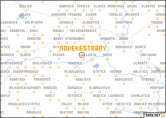 map of Nové Kestřany