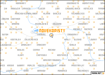 map of Nové Kopisty