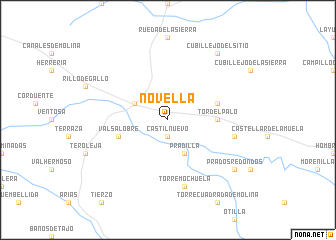 map of Novella