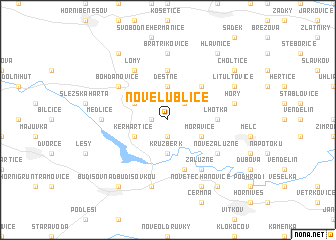 map of Nové Lublice