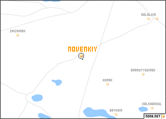 map of Noven\