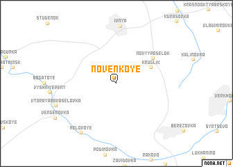 map of Noven\