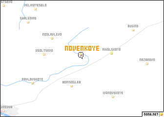 map of Noven\
