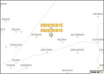 map of Noven\