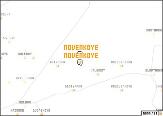 map of Noven\