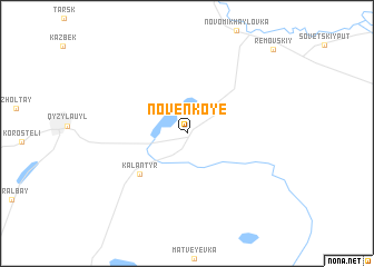 map of Noven\