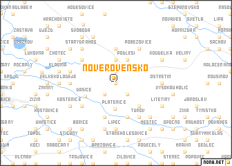 map of Nové Roveňsko