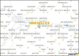 map of Nové Sedlice