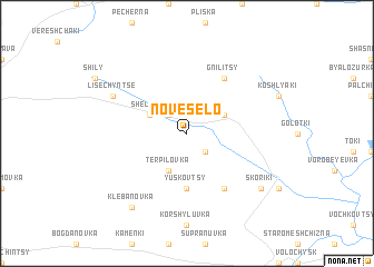 map of Nove Selo