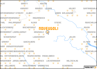 map of Nové Údoli