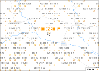 map of Nové Zámky