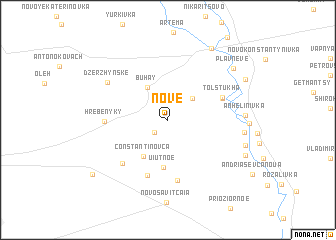 map of Nove