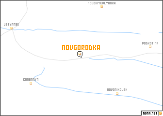 map of Novgorodka