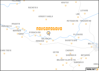 map of Novgorodovo