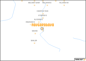 map of Novgorodovo