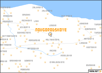 map of Novgorodskoye