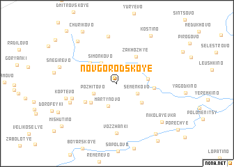 map of Novgorodskoye