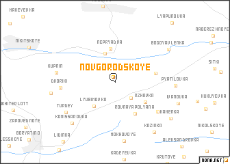 map of Novgorodskoye