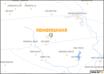 map of Novhorodkivka