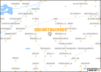 map of Noviant-aux-Prés