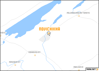 map of Novichikha